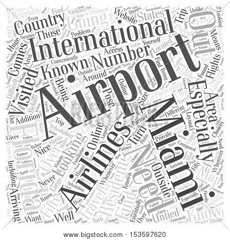 What You Need to Know About the Miami International Airport word cloud concept
