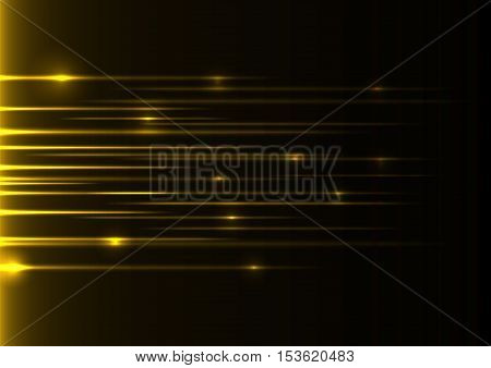 yellow speed laser, technology background, light abstract