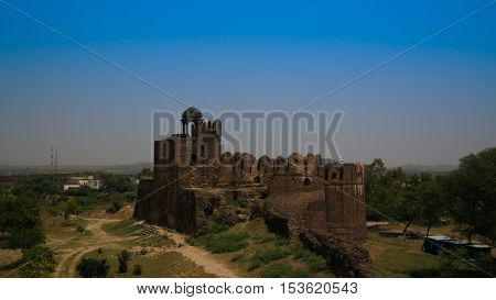 Panorama of Rohtas fortress in Punjab Pakistan
