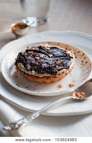 Christmas Tartlet With Chocolate