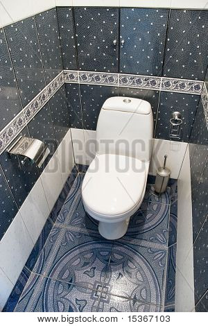 Home wc. Weitwinkel-Ansicht.
