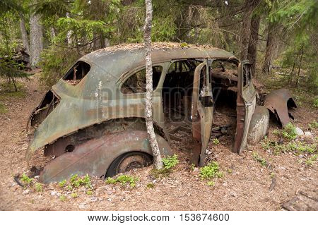 Car Dump In Kirkoe Mosse