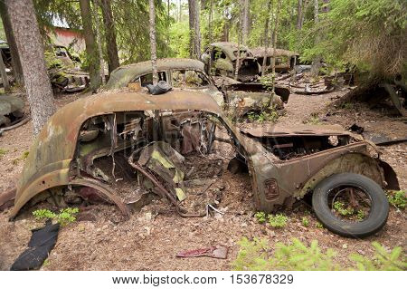 Car Dump In Kirkoe Mosse