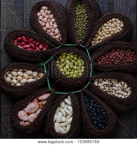 Collection Of Bean, Fiber Food Make Heart Health