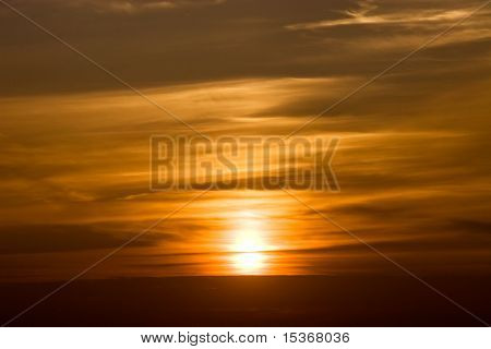 Smukke røde solnedgang. Tekstur eller backgrund.