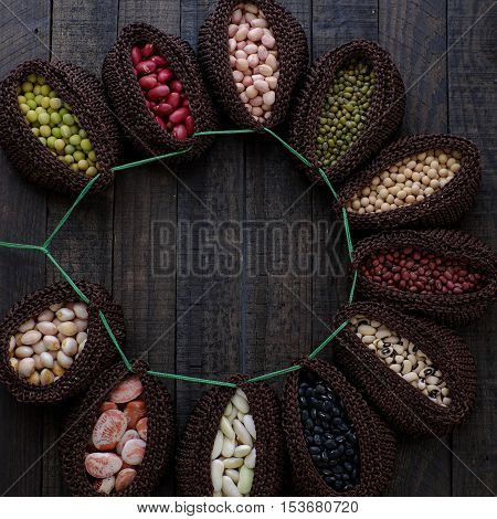 Collection Of Bean, Fiber Food Make Heart Health