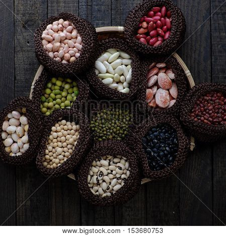 Collection Of Bean, Fiber Food Make Heart Health