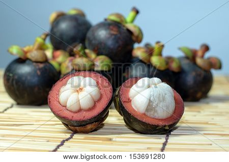 Mangosteen Queen of Thai fruit - sweet fruit