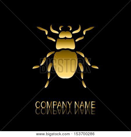 Golden Bug Symbol