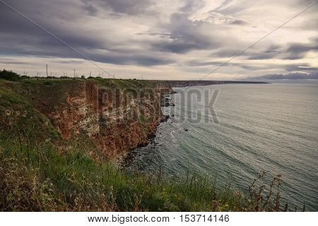 Daily landscape at Fortress Kaliakra, Cape Kaliakra, Bulgaria