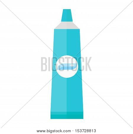 Some tube flat vector illustration. Product tube for glue, gel, toothpaste.