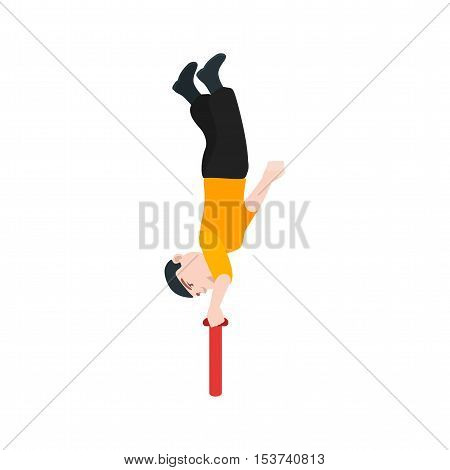 Circus, ringmaster, acrobat icon vector image. Can also be used for circus. Suitable for use on web apps, mobile apps and print media.