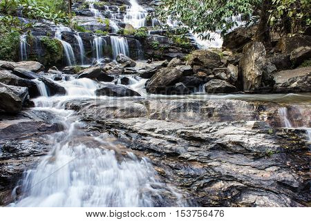 Mae Ya waterfall, Doi Inthanon national park, Chiang Mai  Thailand