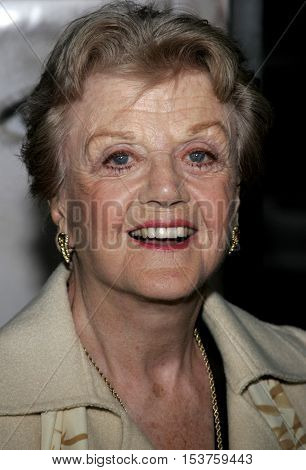 Angela Lansbury at the Los Angeles premiere of 'The Queen' held at the Academy of Motion Picture Arts and Sciences in Beverly Hills, USA on October 3, 2006.