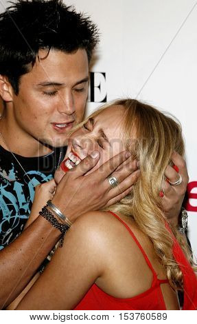 Stephen Colletti and Hayden Panettiere at the Teen Vogue Young Hollywood Issue Party held at the Sunset Tower in West Hollywood, USA on September 20, 2006. 