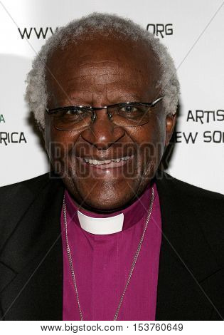 Archbishop Desmond Tutu at the Archbishop Desmond Tutu's 75th Birthday Party held at the Regent Beverly Wilshire Hotel in Beverly Hills, USA on September 18, 2006.
