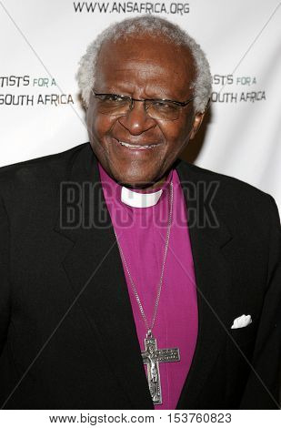 Archbishop Desmond Tutu at the Archbishop Desmond Tutu's 75th Birthday Party held at the Regent Beverly Wilshire Hotel in Beverly Hills, USA on September 18, 2006.