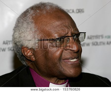 Archbishop Desmond Tutu at the Archbishop Desmond Tutu's 75th Birthday Party held at the Regent Beverly Wilshire Hotel in Beverly Hills, USA on September 18, 2006.