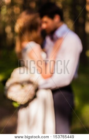 wedding in the forest