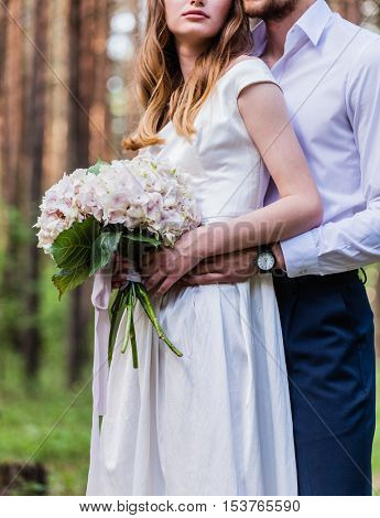 wedding in the forest