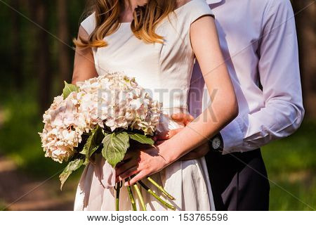 wedding in the forest