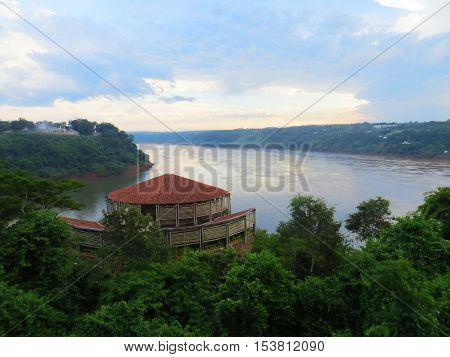 Rio Paraná Triple Frontier (brazilian side) - Foz do Iguaçu, Brazil