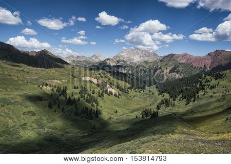 Landscape In The Rocky Mountains, Maroon-snowmass Wilderness