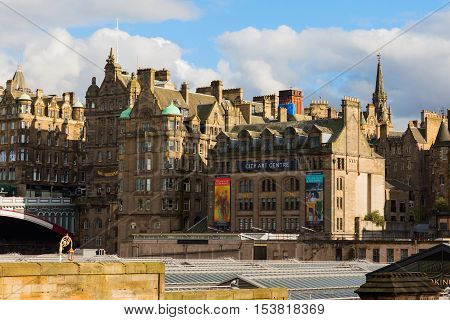 View Of The Old Town Of Edinburgh