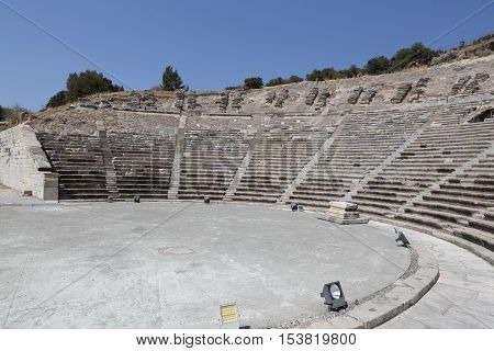 Theatre Of Halicarnassus In Bodrum, Turkey