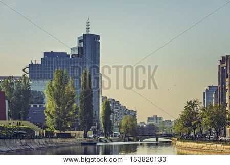Sunrise Cityscape, Bucharest, Romania