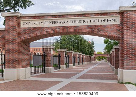 University Of Nebraska Athletics Hall Of Fame Walkway