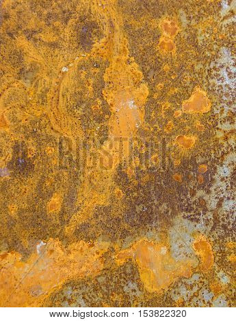 old metal rust background in bright sun
