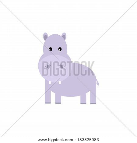 Fun hippo,Fun hippo vector illustration. Hippo animal wildlife mammal, zoo wild africa cute animal nature fat african hippo. Big mouth water animal wilderness overweight funny wild character.
