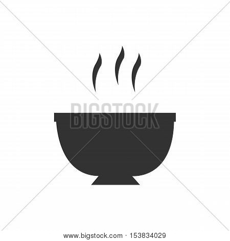 Noddle,Bowl icon isolated on white background. Vector art.