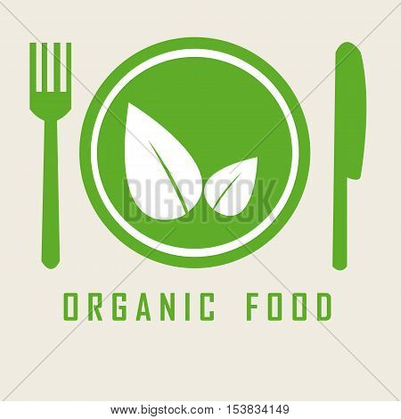 Organic food,organic food design, vector illustration eps10 graphic