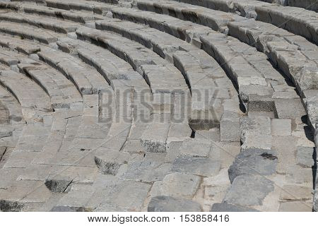 Theatre Of Halicarnassus In Bodrum, Turkey