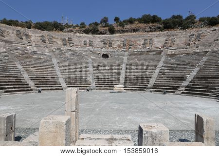 Theatre Of Halicarnassus In Bodrum, Turkey