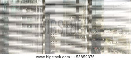 Window Grey Metallic Jalusie Sunblinds Background Office