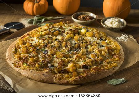Homemade Autumn Pumpin Pizza
