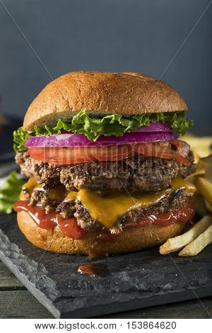 Homemade Cheese Smash Burger