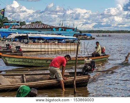 Port Of Amazon River