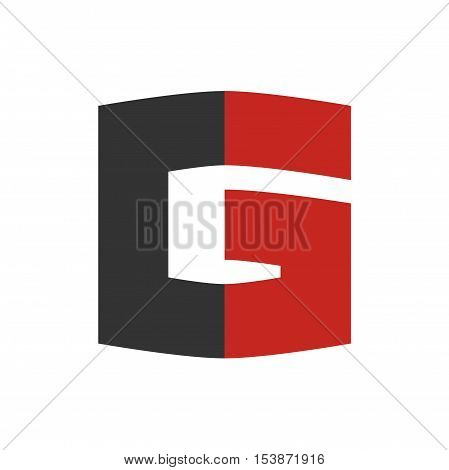 Bold G letter initial logo design, Bold G letter