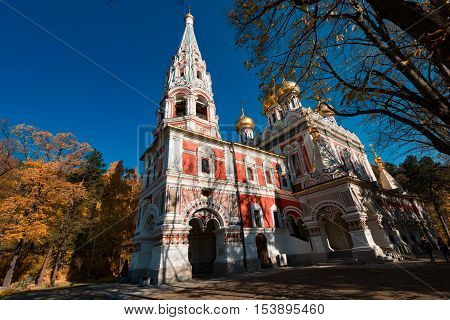 Shipka Memorial Church, town of Shipka, Bulgaria