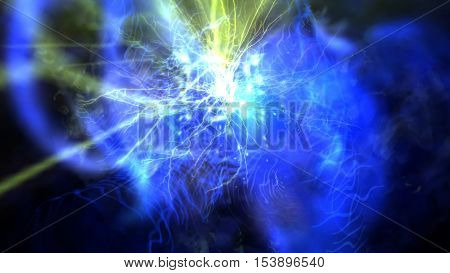 Digital Illustration Of A Mystic Scene
