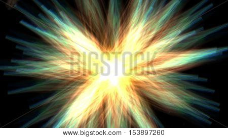 Digital Illustration Of A Mystic Fire