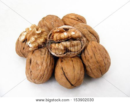 Desserts made with organic walnuts, baklava eaten in Turkey