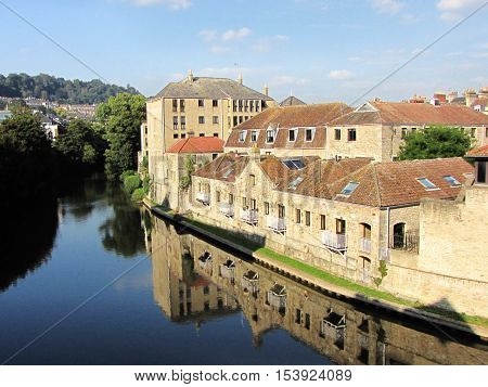 Avon River in Bath, England - Roman City