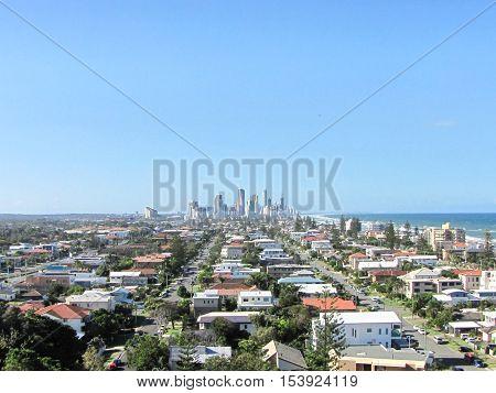 Skyline of Gold Coast - Surfers Paradise - Australia