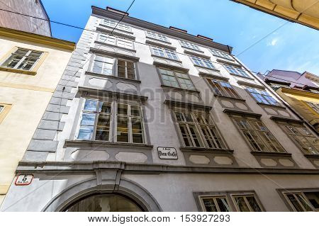 Mozarthaus  In Vienna.