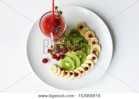 diet of watermelon smoothie banana and cranberry